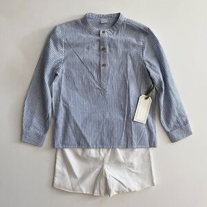 Edgehill Collection x Kristin Ellen Hockman Anders Shorts Set Nwt Boys 6